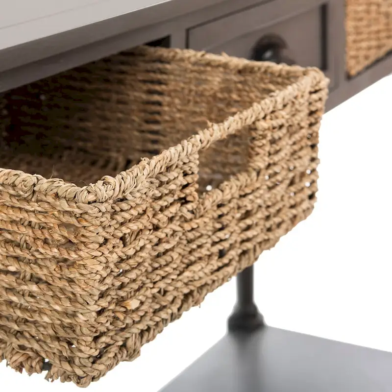 SAFAVIEH Edyth Grey Console - 44.5  x 13.4  x 31.5  - 45Wx13Dx32H