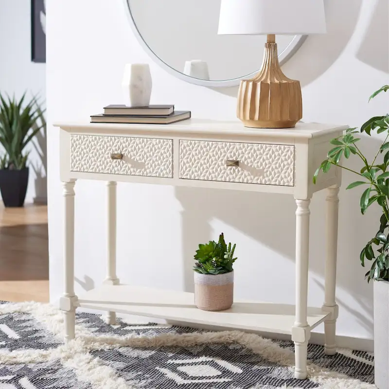 SAFAVIEH Salina 2-Drawer Console Table - 35.5