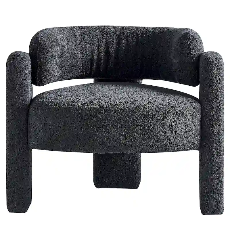 Boucle Upholstery Accent Chair