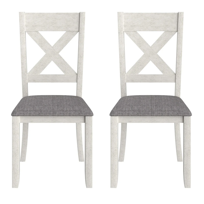 VECELO Solid Wood Dining Chairs Set of 2/4/6, Kitchen Side Chair