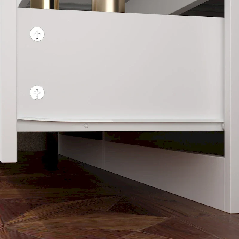 Office Desk: Expandable & Convertible with Ample Drawer Space Dresser