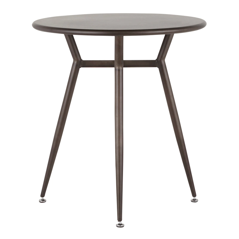 Carbon Loft Barton Industrial Round Dinette Table
