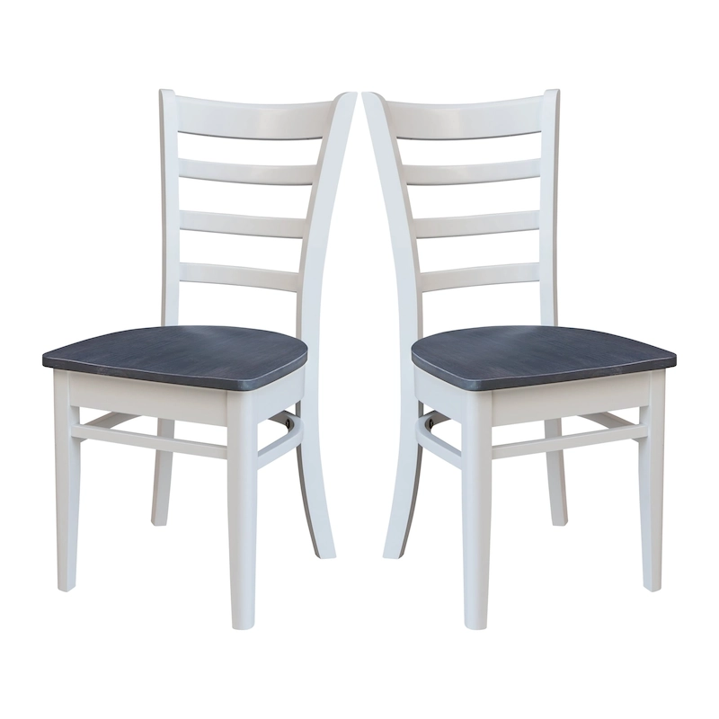 International Concepts Set of Two Emily Side Chairs