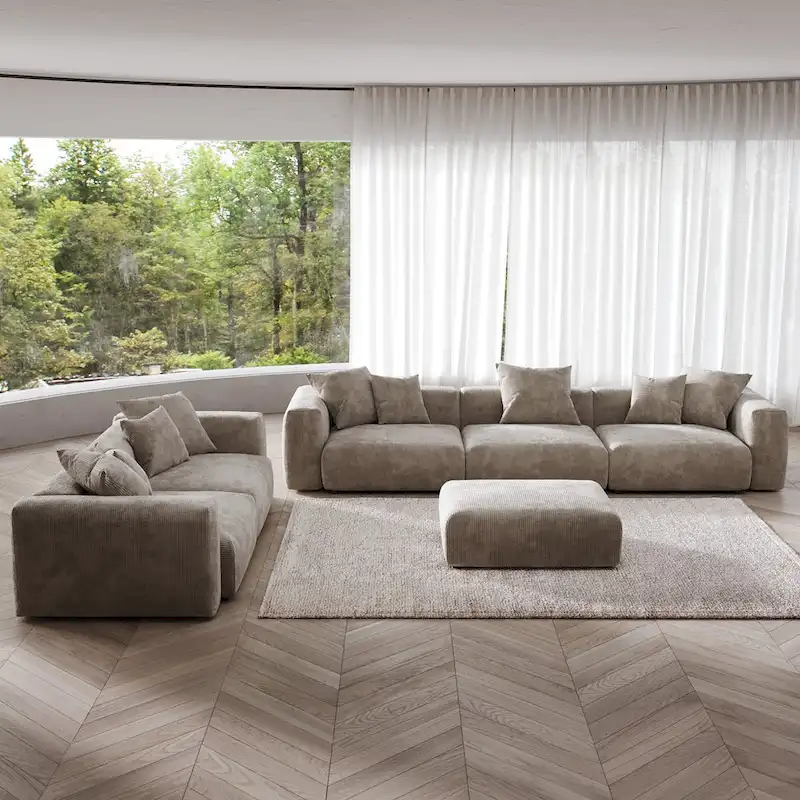 3PCS Modern Couch Set Living Room Furniture Set