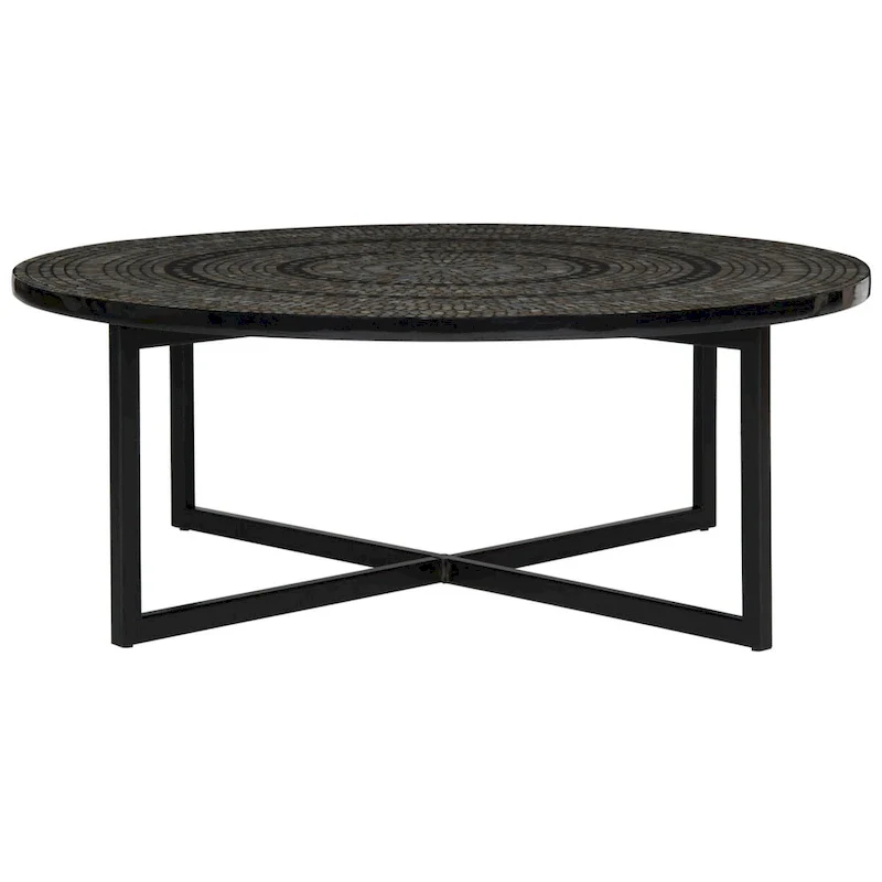 Marharita Cream Coffee Table - 39.8 x 39.8 x 15.4 - 40Wx40Dx15H