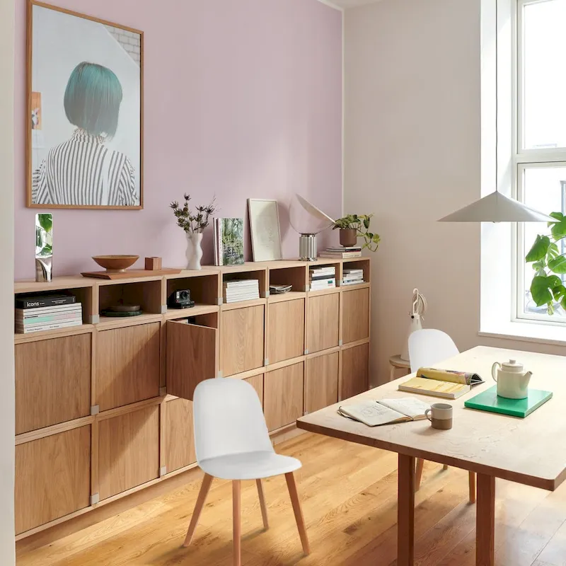 Set of 2 Dining Side Chair with Back Armless Plastic Seat Wooden Legs Kitchen Desk Task Computer