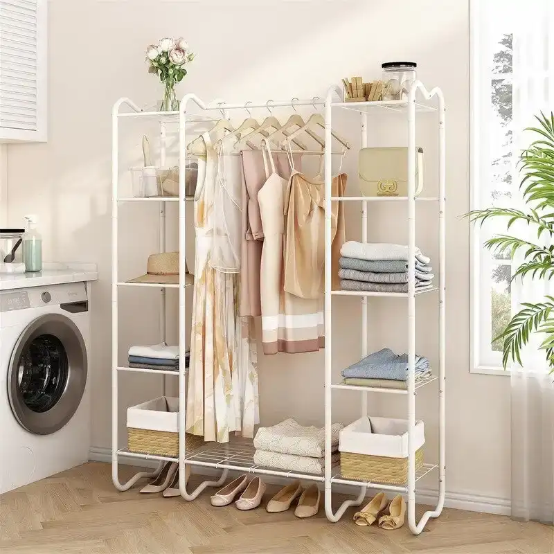 Portable Closet Wardrobe - 15.36 D x 49.2 W x 62.99 H