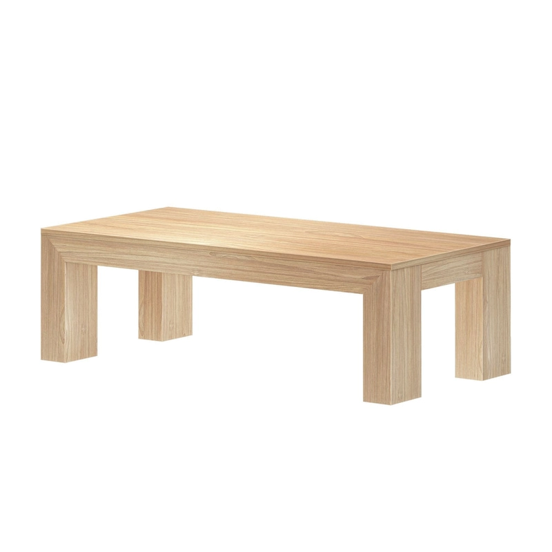 Plank and Beam Modern Rectangular Coffee Table - 48 x 24