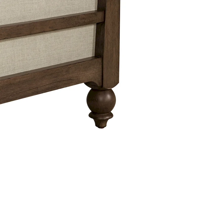 Americana Farmhouse Dusty Taupe King Shelter Bed