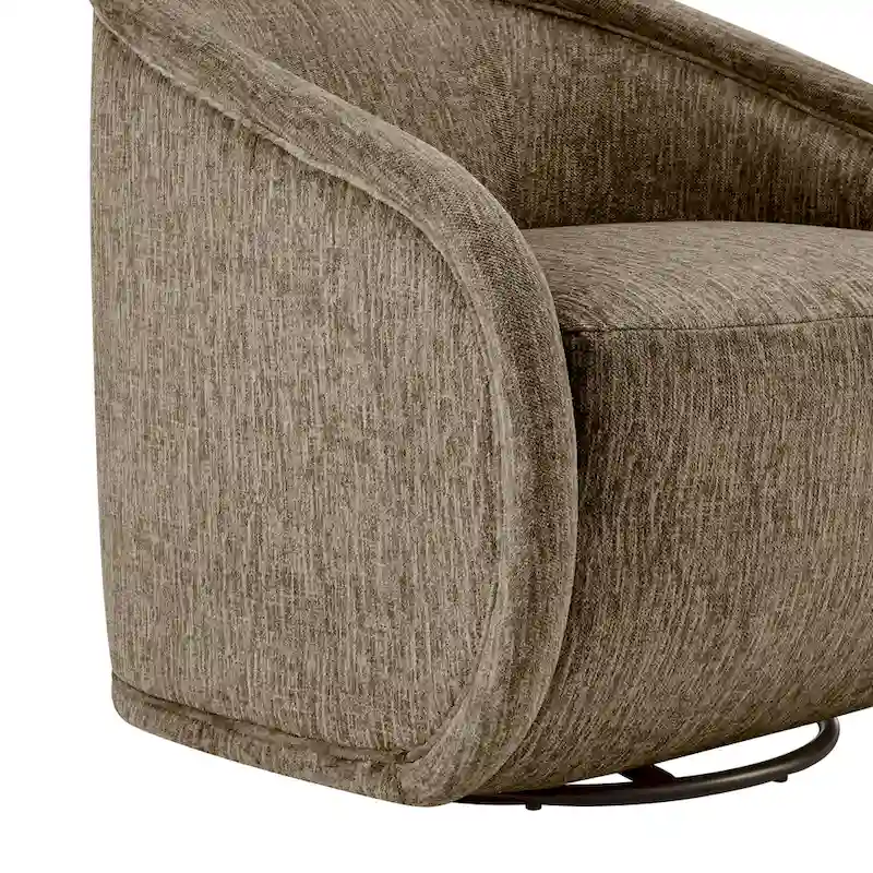 Margareth Fabric Swivel Accent Arm Chair