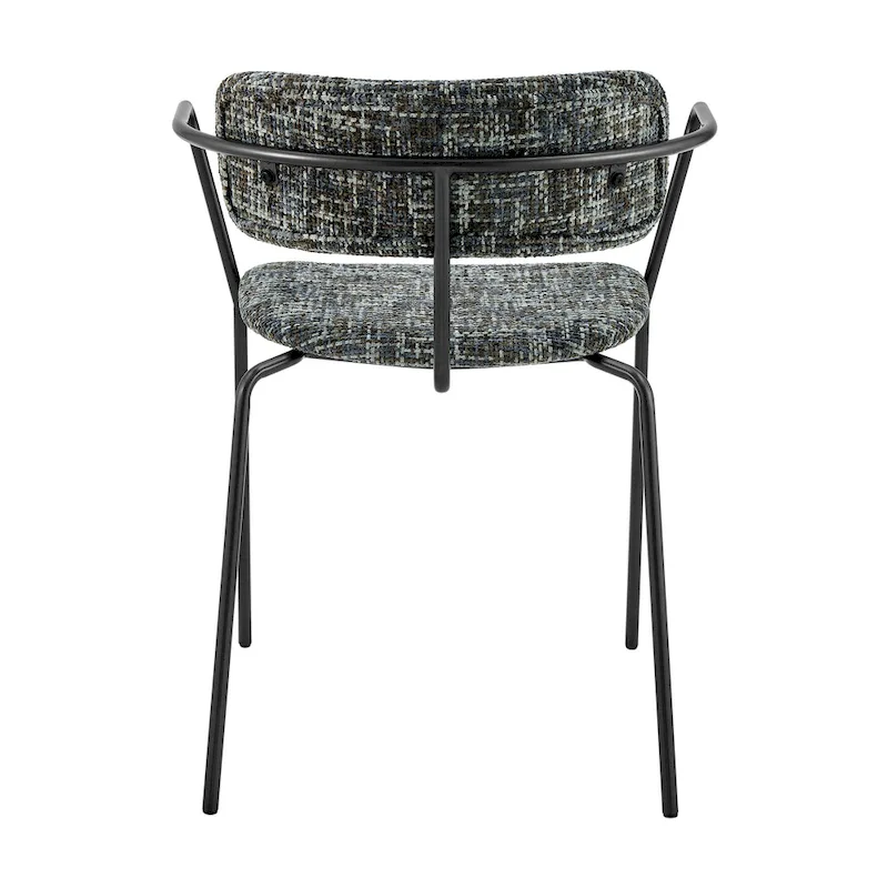 Alivia Fabric Dining Side Arm Chair, (Set of 2)