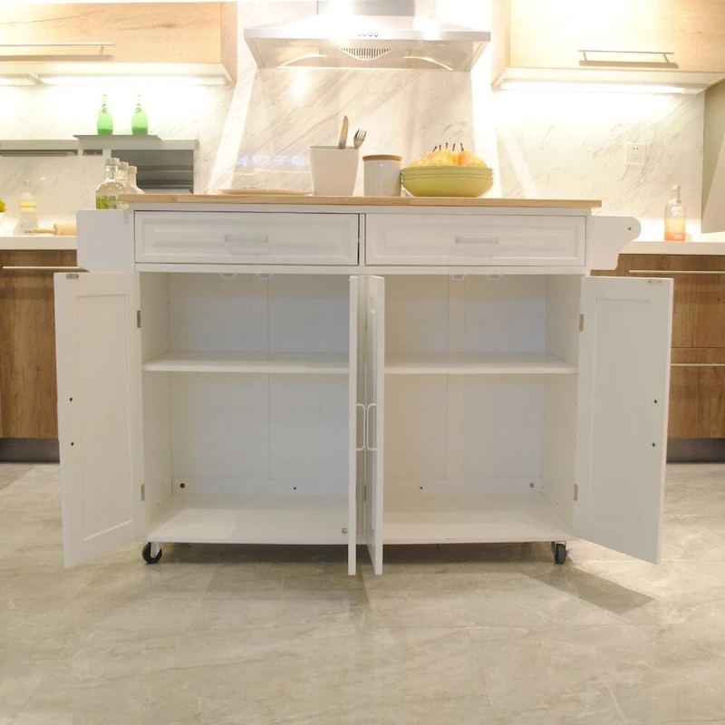 Kitchen Island & Kitchen Cart(no include stool)