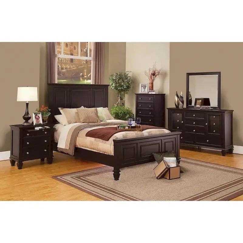 Grace 3-piece Panel Bedroom Set with Dresser