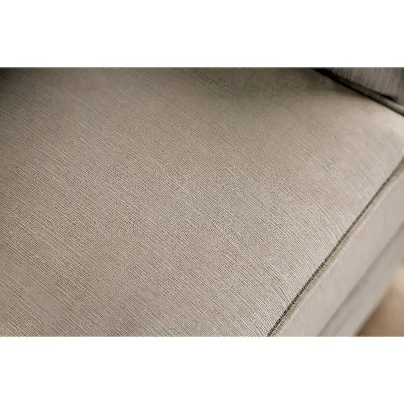 Cram Traditional Brown Chenille Tufted Nailhead Sofa by Furniture of America