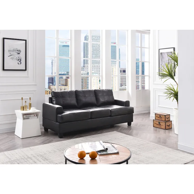 Sandridge Faux Leather Sofa