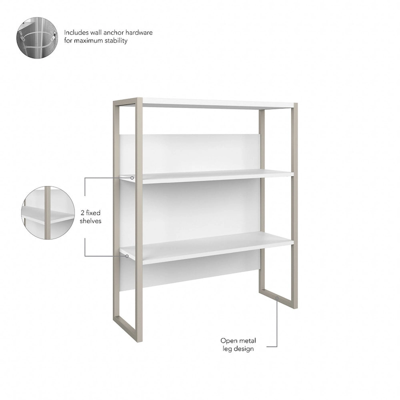 Hybrid 36W Bookcase Hutch by Bush Business Furniture