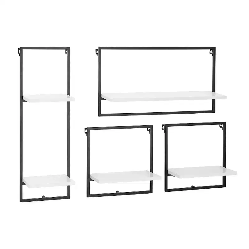 4pc Framed Wall Shelf Set - Danya B.