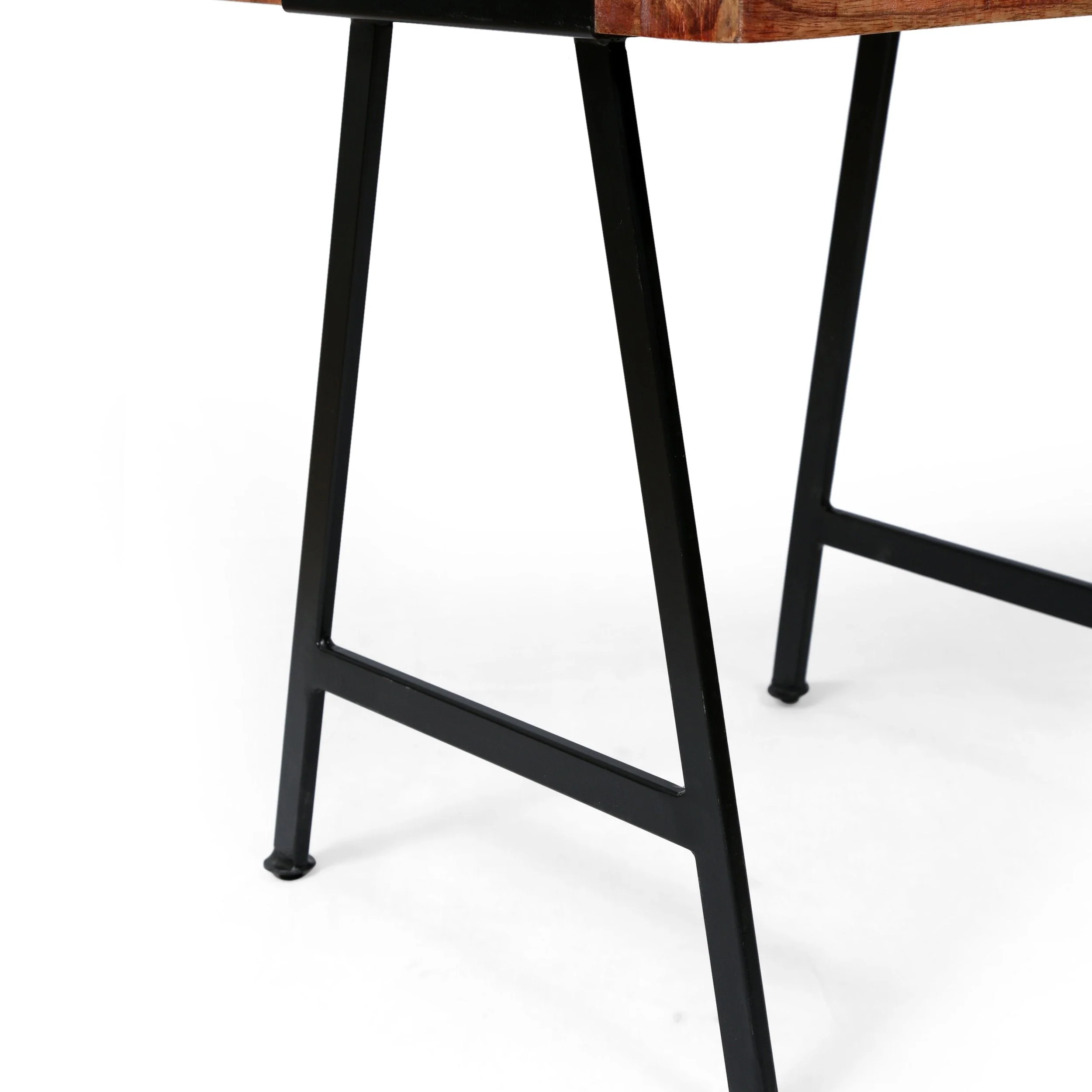 Handcrafted Boho Mango Wood End Table (Set of 2) - NH926313