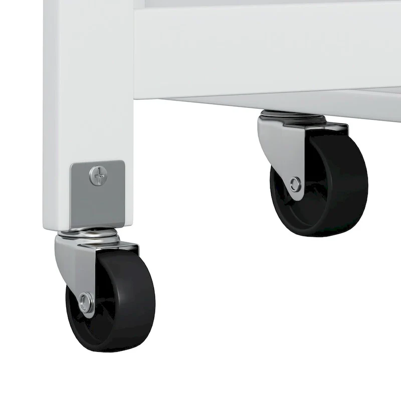 Multi-Functional Kitchen Island Cart with Spice Rack, Towel Holder, Wine Rack, and Foldable Rubberwood Table Top