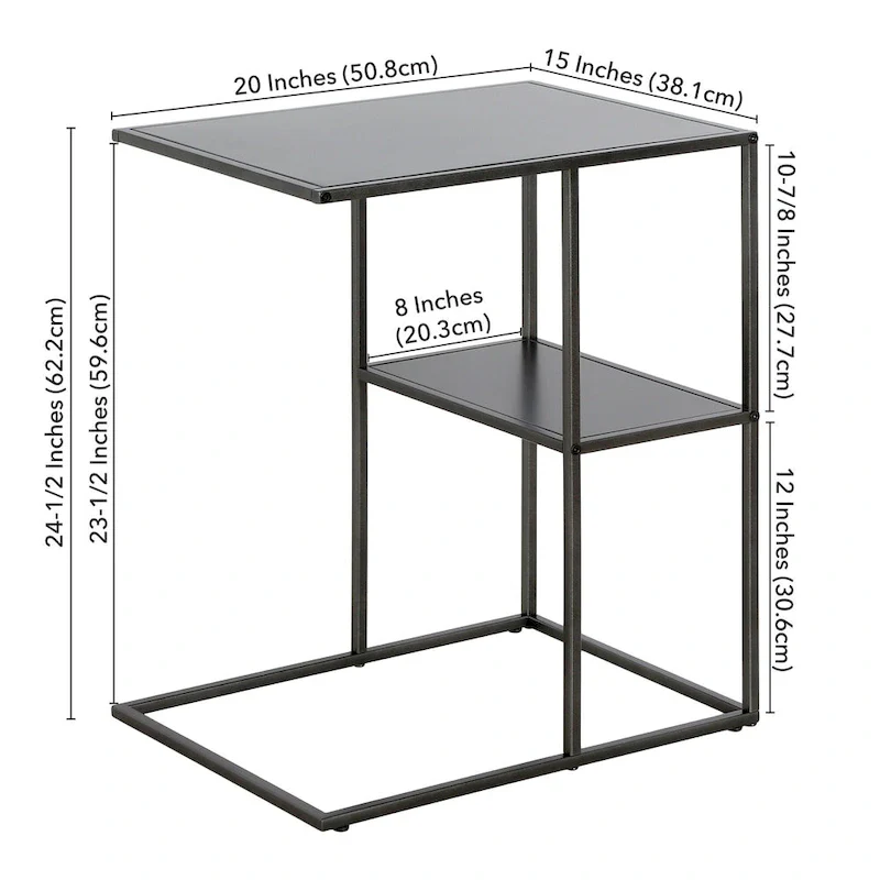 Winthrop 20 Wide Rectangular Side Table