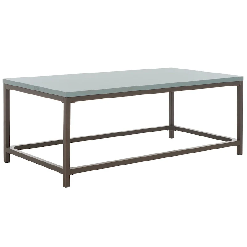 SAFAVIEH Aino Reclamined Wood Finish Coffee Table - 48 x 24 x 17.7 - 48Wx24Dx18H