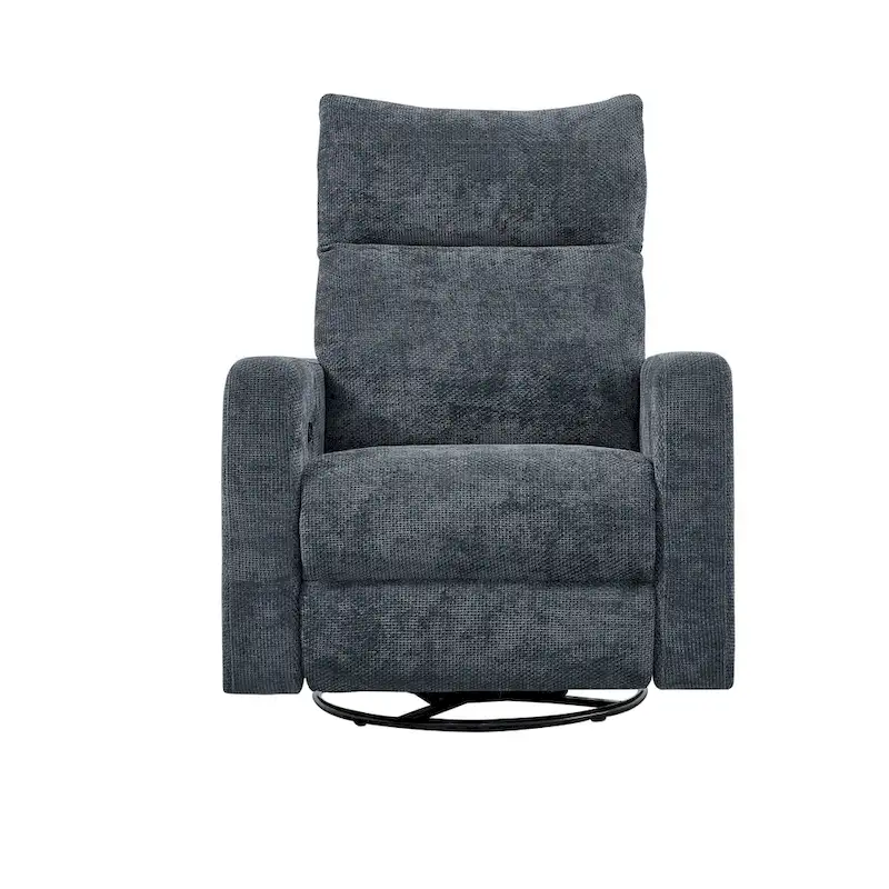 33.5W Power Swivel Glider Recliner with USB Charger