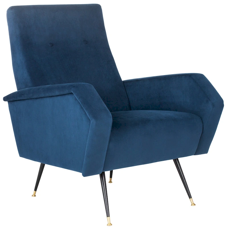 SAFAVIEH Senja Mid-Century Modern Retro Club Chair - 27.5 x 34.8 x 37 - 28Wx35Dx37H