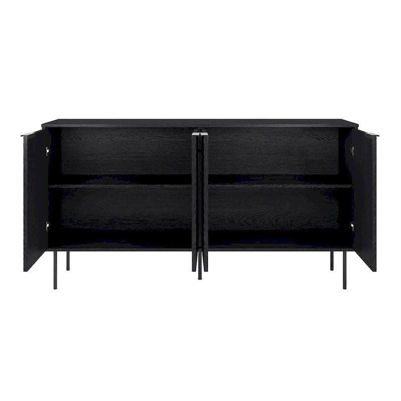 Lysander Fluted Sideboard Buffet Cabinet