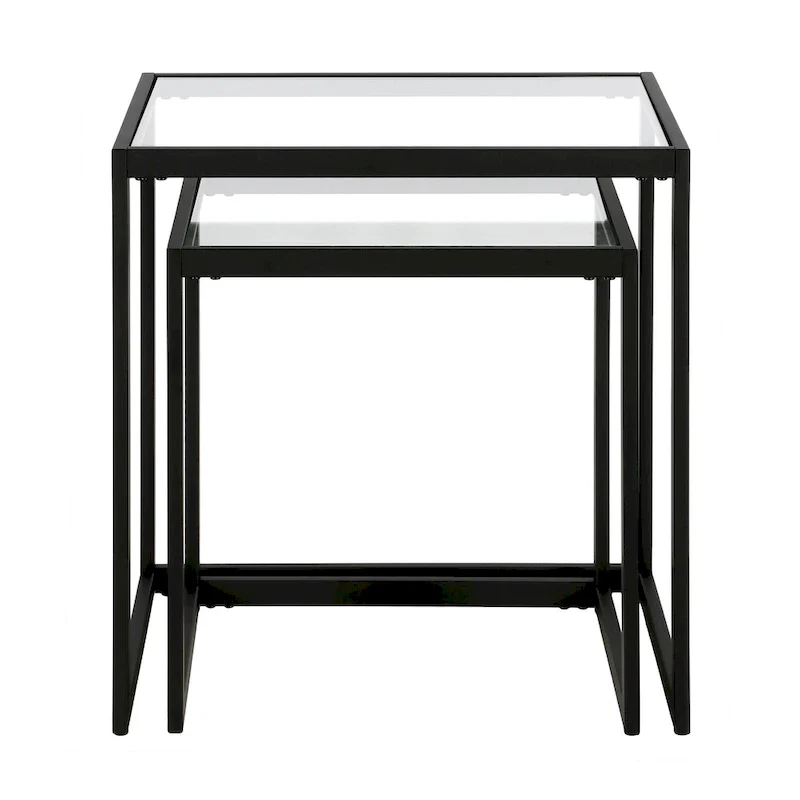 Rocco Rectangular Nested Side Table - 22 Wide