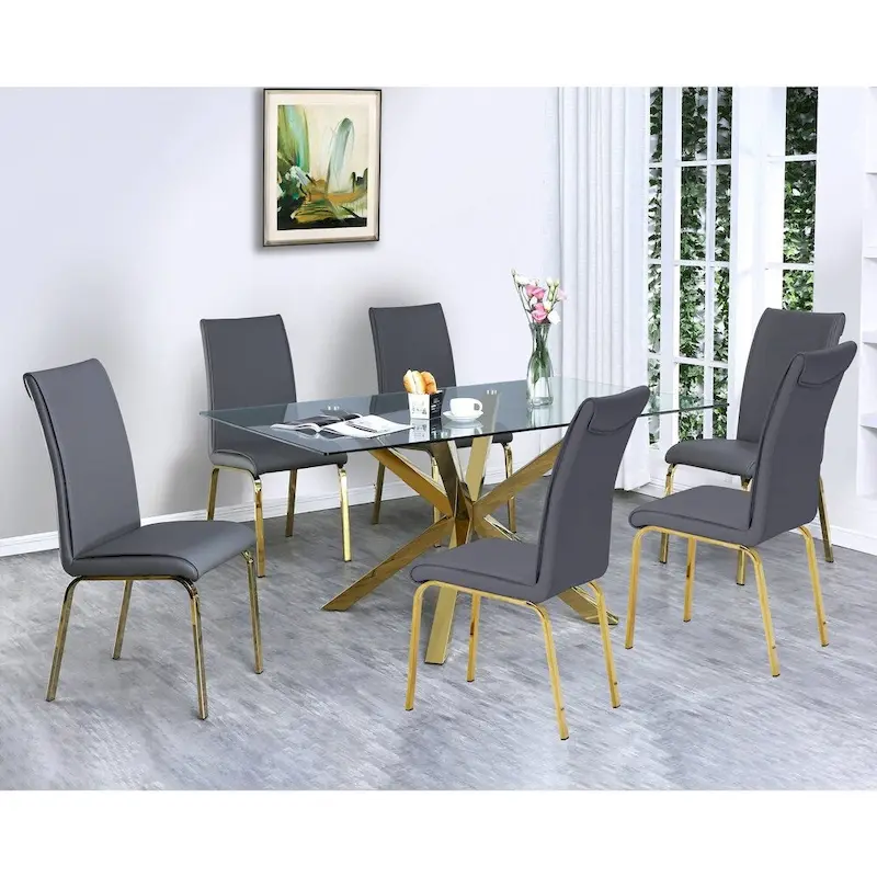 Best Quality Furniture 7-piece Dining Set