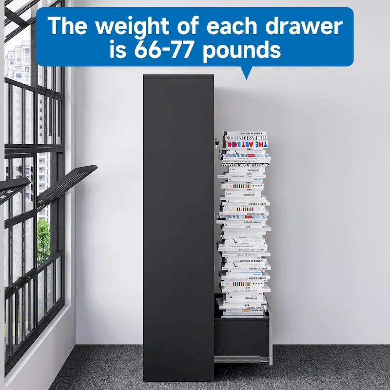 Steel Lateral File Cabinet with Lock