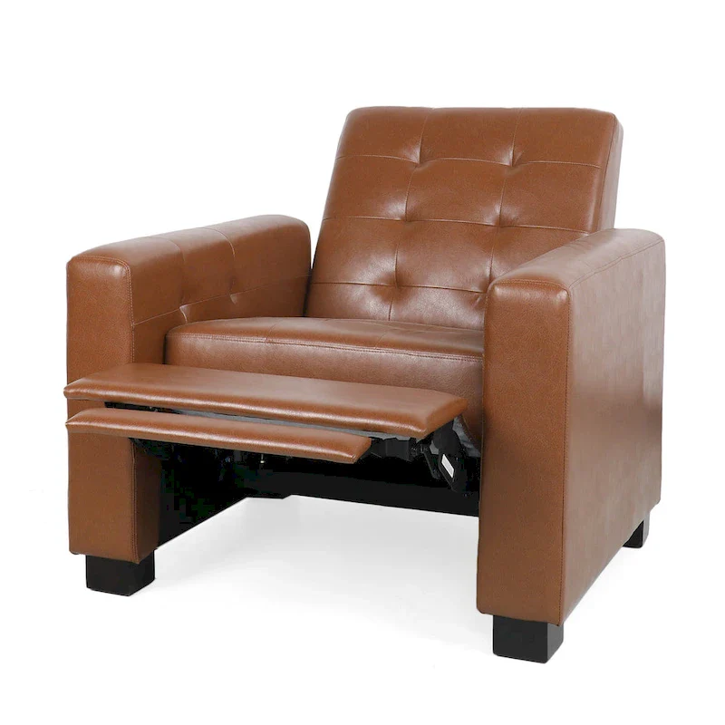 Upholstered Push-Back Recliner