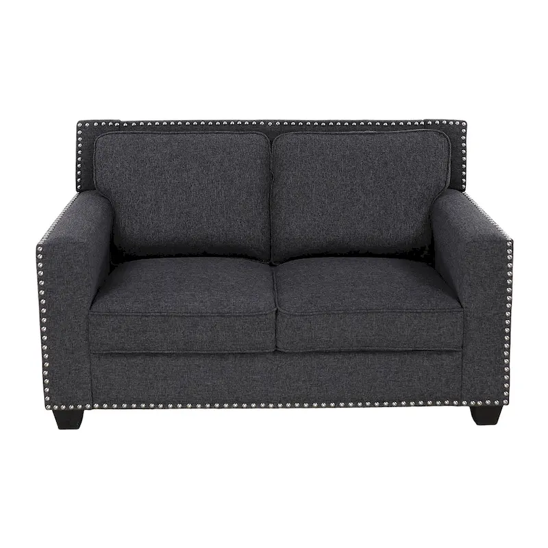 Gliden Modern Linen Fabric Sofa with Solid Wood Frame
