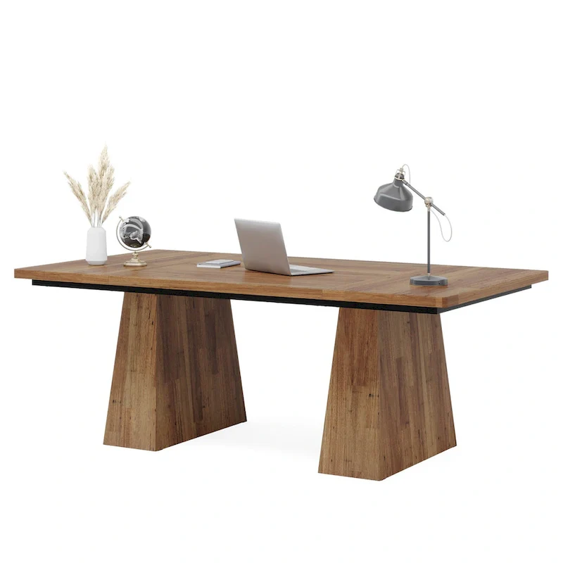 63 Inches  Executive Office Desk Large Computer Conference Table