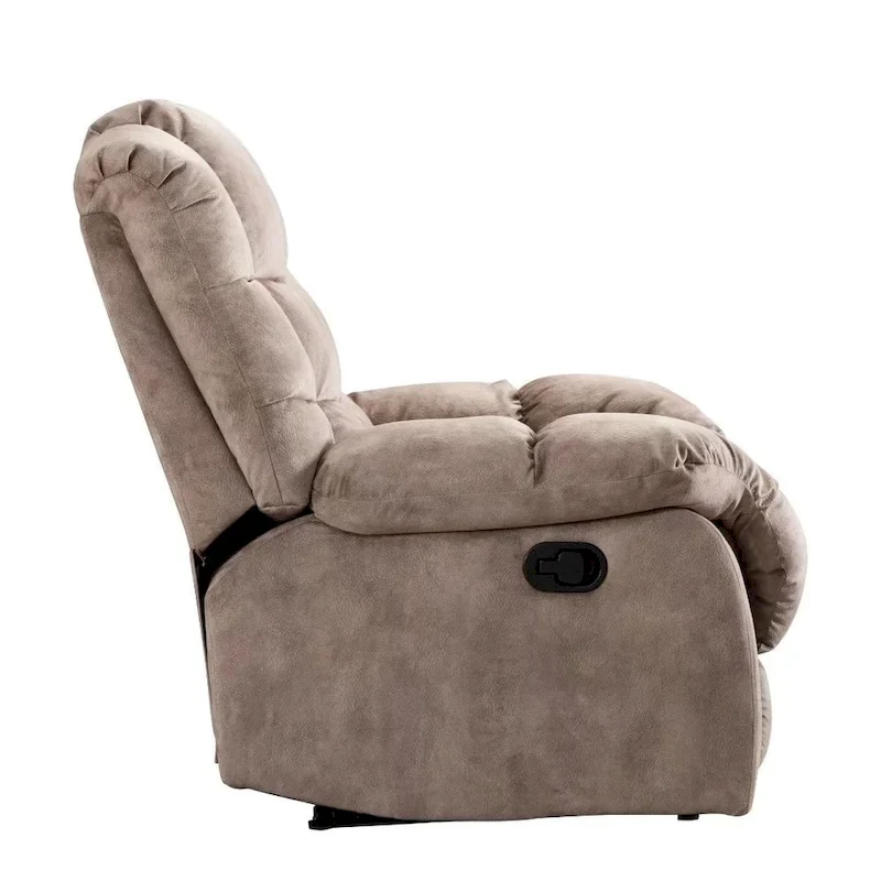 Manual Ergonomic Overstuffed Recliner Chair