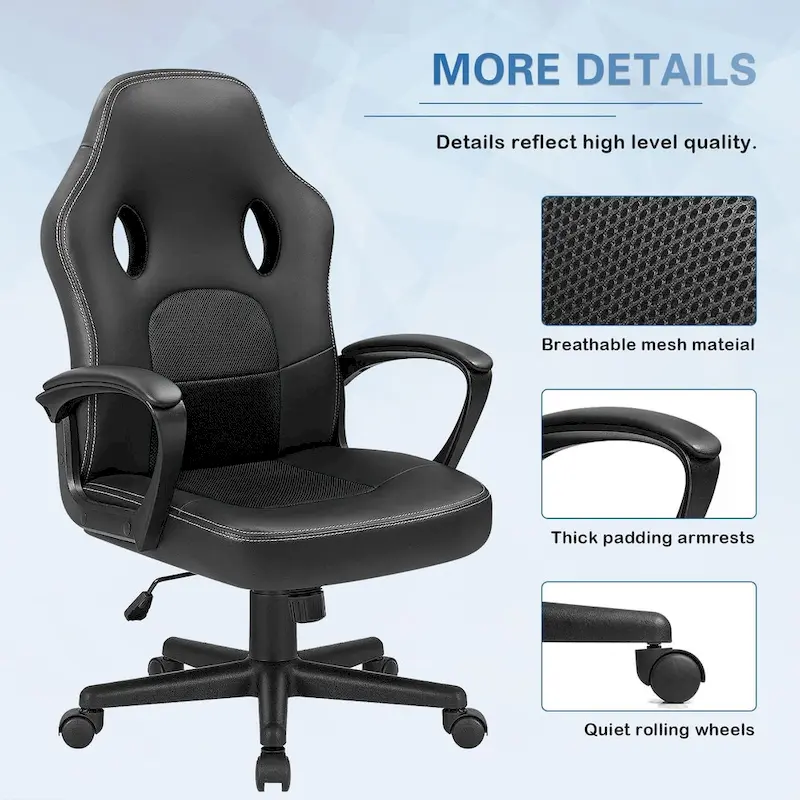 Homall High Back Leather Office Gaming Chair