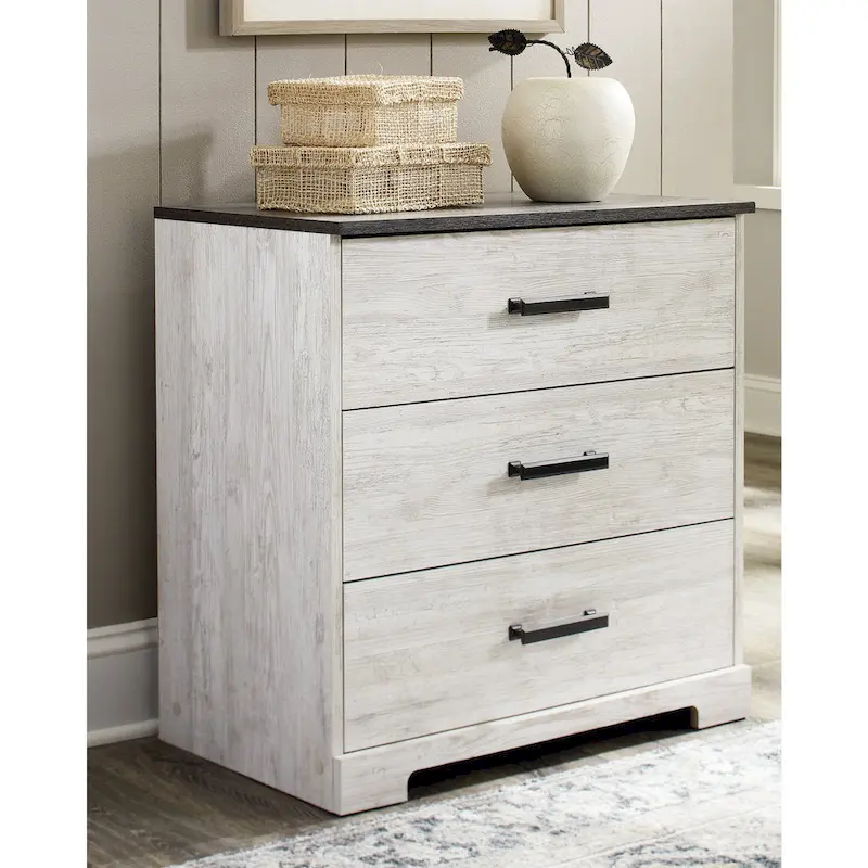Signature Design by Ashley Shawburn Contrasting Woodgrain Chest of Drawers