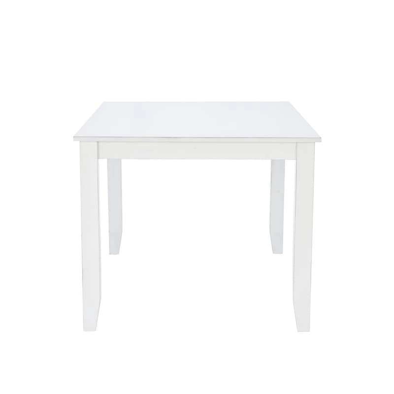 Harrow 5-piece White Farmhouse Dining Set