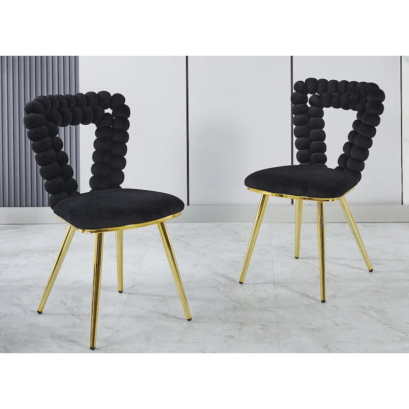 22.04 Accent Chairs with Iron Legs (Set of 2)