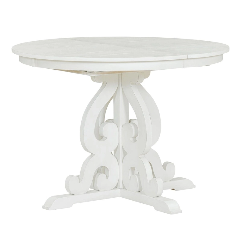 5-Piece Retro Functional Dining Set 1 Extendable Table