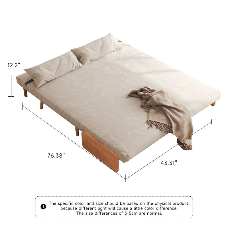59.1 Modern Upholstered Sofa Bed