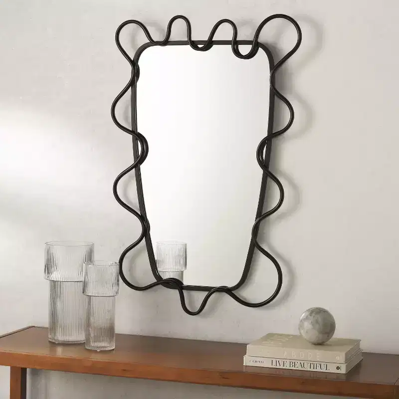 Nova Mirror - 23.6 x 36.4 - MRR2500 - Black - Safavieh