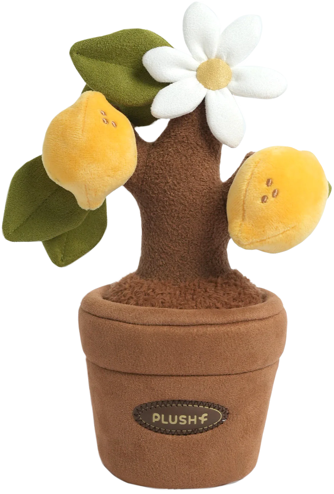 PlushWoods Lemon Tree Plant Plush With Pot 25cm