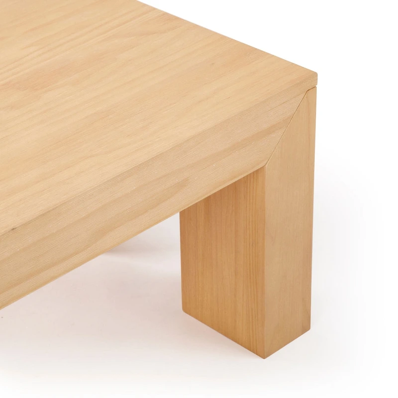 Plank and Beam Modern Rectangular Coffee Table - 48 x 24