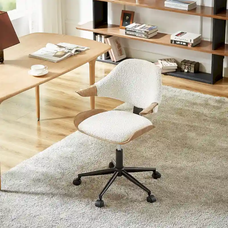 Adjustable and Rolling Desk Chair
