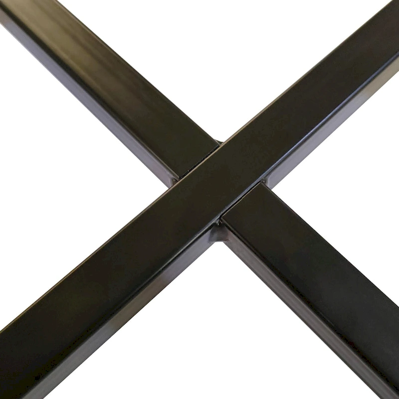 2-layer Round Tempered Glass End Table/Coffee Table with Iron Frame