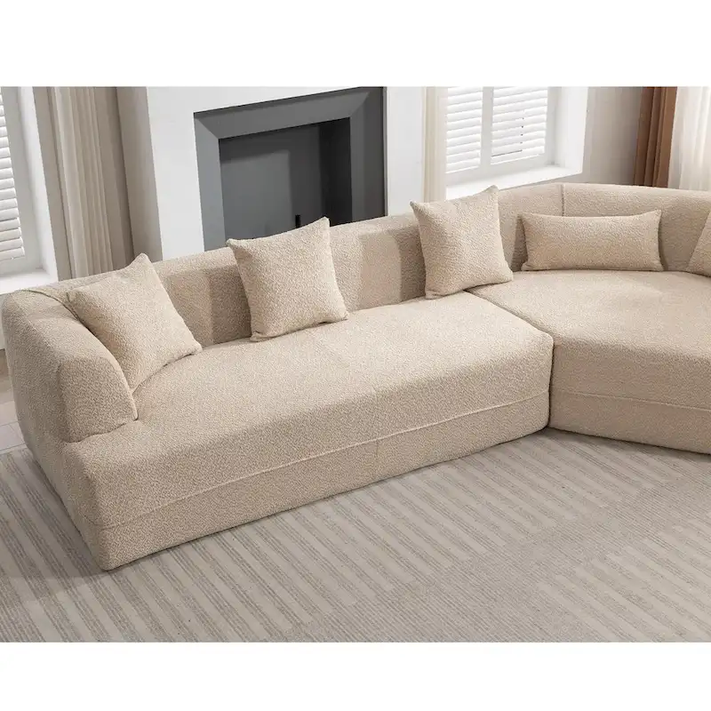Modular Sleeper Sectional Sofa with Free Combination
