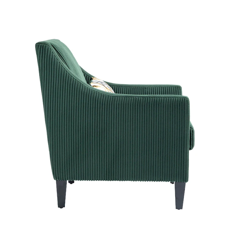 Emerald 26.77 Upholstered Arm Chair with Scooped Arms