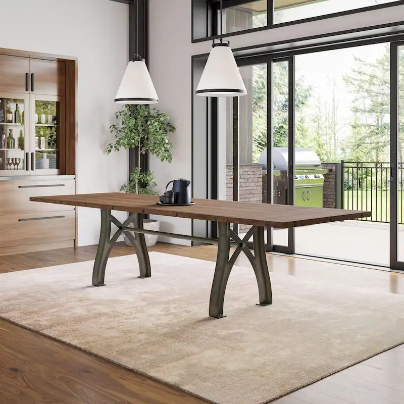 Amisco Sierra Solid Wood Extendable Table