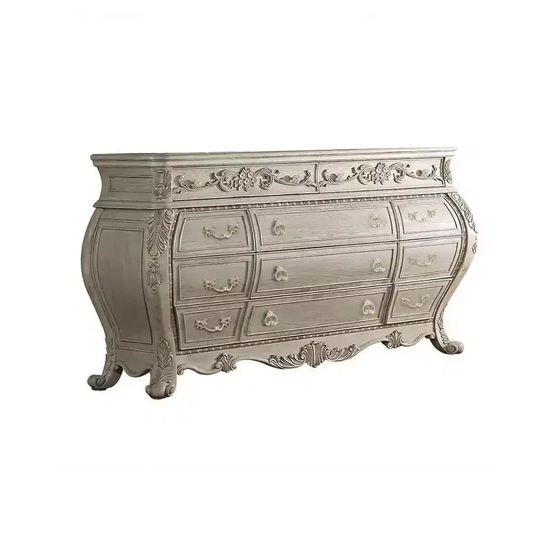Ragenardus Dresser Antique White Finish - Acme Furniture